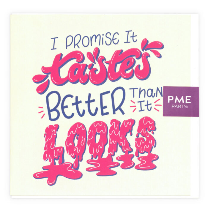 Tarjeta de Felicitación 'Tastes better than it looks'