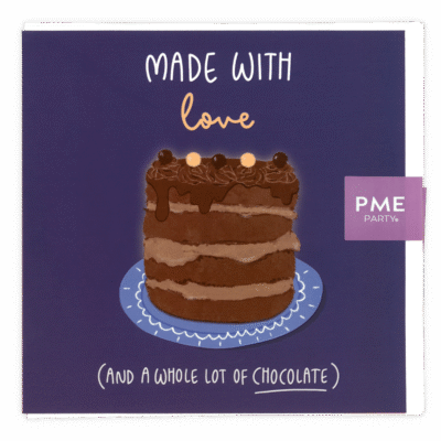 Tarjeta de Felicitación 'Con Amor y Chocolate'