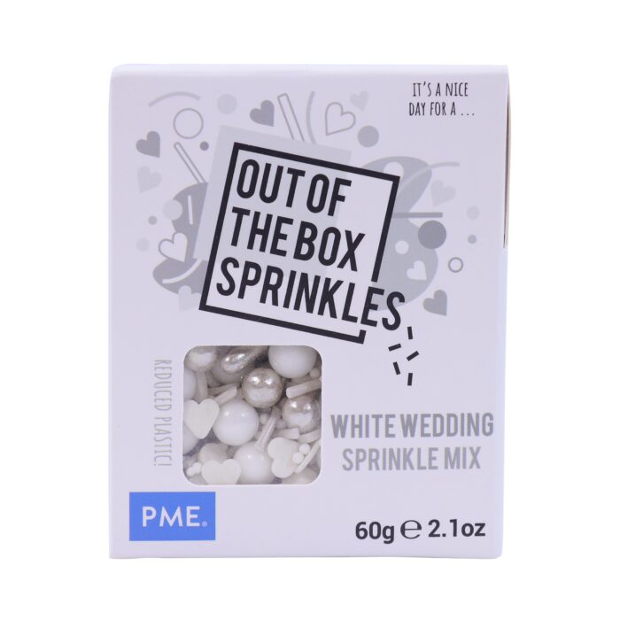 Mezcla de Sprinkles "Out the Box" - Boda Blanca 60g - Imagen 11