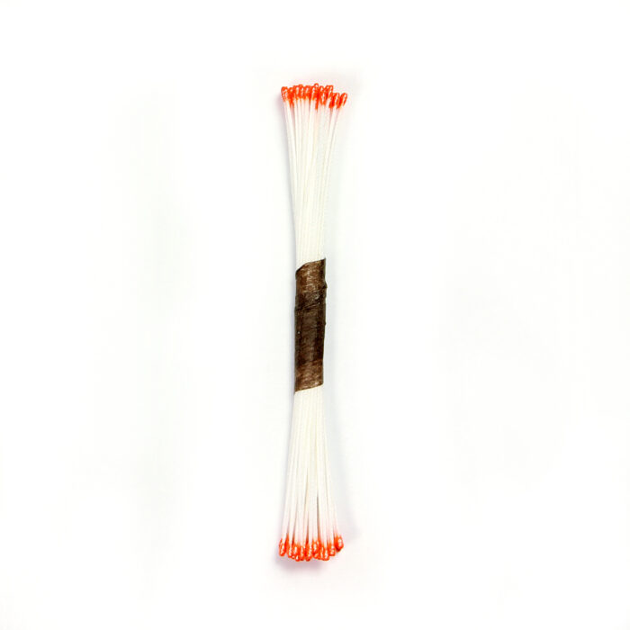 Estambres para Flores de Azúcar PME Tamaño Fino Naranja Perla (Paquete de 50) - Imagen 2
