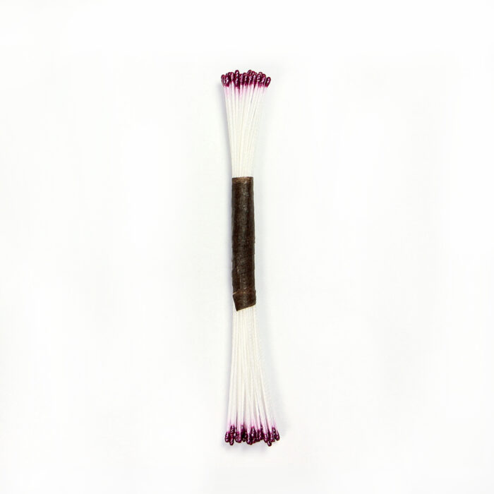 Estambres para Flores de Azúcar PME Tamaño Fino Violeta Perla (Paquete de 50) - Imagen 2