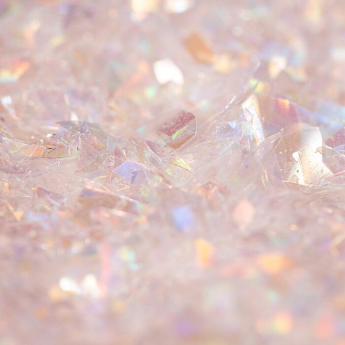 Magic Sparkles, Copos de Glitter Iridiscente Comestible – Cristal Blanco (3g) - Imagen 2