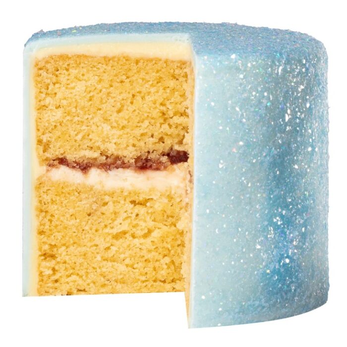 Magic Sparkles, Copos de Glitter Iridiscente Comestible – Aguamarina Azul (3g) - Imagen 4