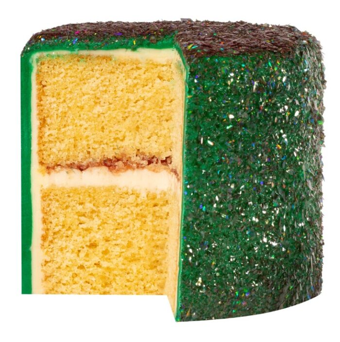 Magic Sparkles, Copos de Glitter Iridiscente Comestible – Esmeralda Verde (3g) - Imagen 4