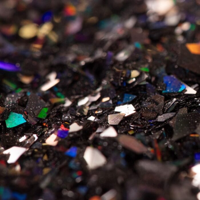 Magic Sparkles, Copos de Glitter Iridiscente Comestible – Ónix Negro (3g) - Imagen 2