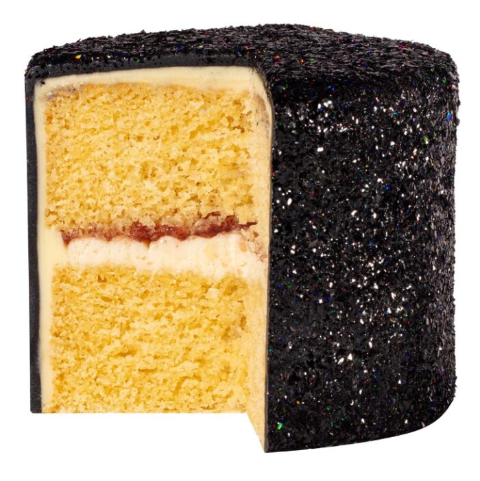 Magic Sparkles, Copos de Glitter Iridiscente Comestible – Ónix Negro (3g) - Imagen 4