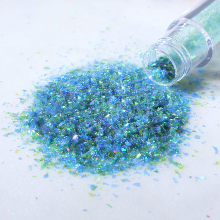 Magic Sparkles, Copos de Glitter Iridiscente Comestible – Laguna Isleña (3g) - Imagen 4