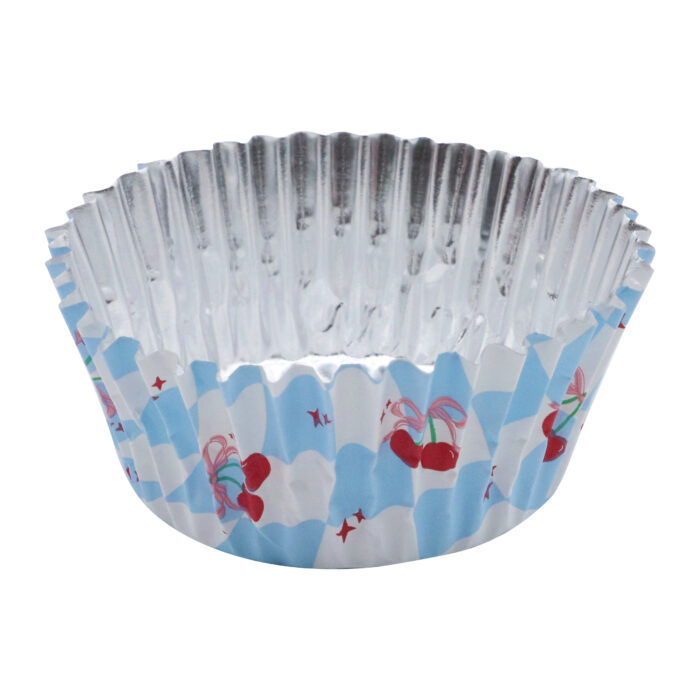 Cápsulas para Cupcakes Vintage forradas de Aluminio - Atado con un lazo (Set de 30) - Imagen 8