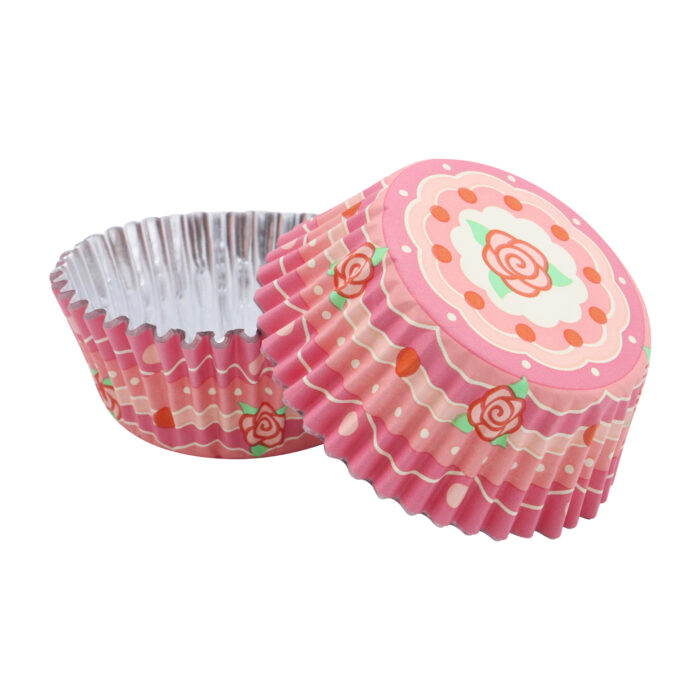 Cápsulas para Cupcakes Vintage forradas de Aluminio - Rosas Vintage (Set de 30) - Imagen 9