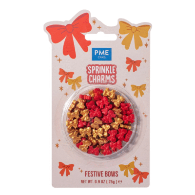 Navideño Sprinkle Charms - Lazos Festivos (25g / 0.9oz)