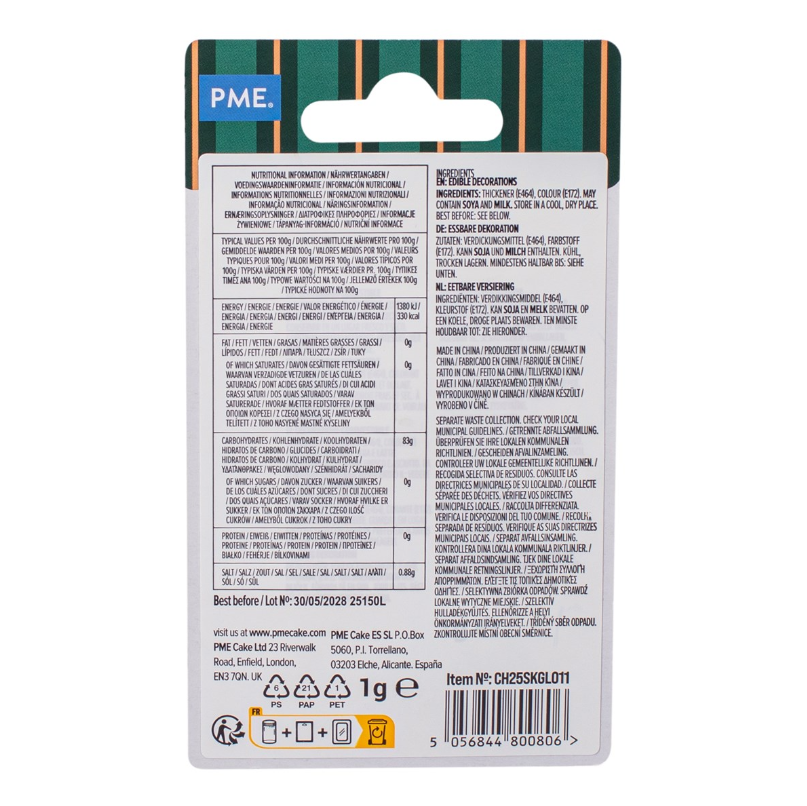 Figuras de Purpurina Comestible - Hombrecitos de Jengibre (1g / 0.03oz) - Imagen 4