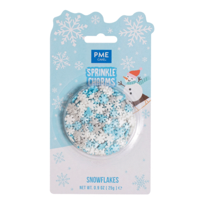 Navideño Sprinkle Charms - Copos de Nieve (25g / 0.9oz)