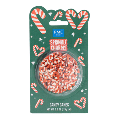 Navideño Sprinkle Charms - Bastones de Caramelo (25g / 0.9oz)