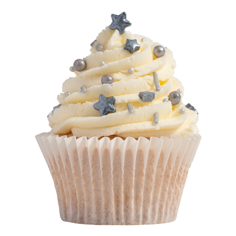 Sprinkles Navideños de Fantasía - Copo de Nieve Plateado (76g / 2.68oz) - Imagen 3